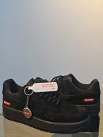 Black Suede Air Force 1 Low - Image 2