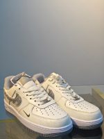 Nike Air Force 1 Low – White / Grey Dior-Inspired - Image 4