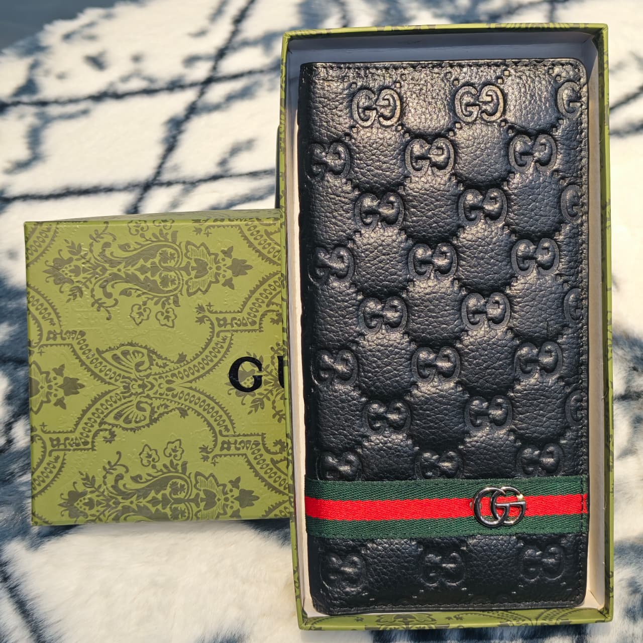 WhatsApp Image 2026-09-27 at 12.00.07 PM Gucci Black GG Wallet - Image 1