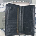 Black Croc Leather Wallet - Image 2