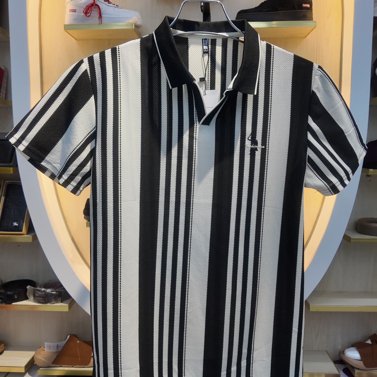 WhatsApp Image 2026-09-30 at 5.01.27 PM Striped Polo Shirt - Image 1