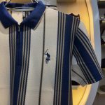 Premium Striped Half-Zip Polo Shirt - Image 3