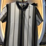 Premium Striped Half-Zip Polo Shirt - Image 8