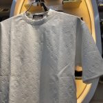  Embossed Textured Drop Shoulder T-Shirt - Image 2