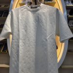  Embossed Textured Drop Shoulder T-Shirt