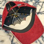 Premium Maroon Suede Baseball Cap - Image 2