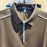 Men's Premium Quarter-Zip Textured Polo Shirt - Image 6