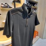 Men's Premium Quarter-Zip Textured Polo Shirt - Image 3