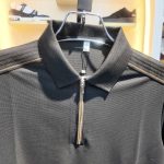 Men's Premium Quarter-Zip Textured Polo Shirt - Image 2