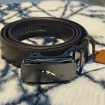Men's Premium Crocodile Texture Leather Belt