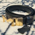 Men's Premium Black Leather Belt - Image 2