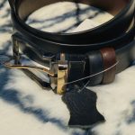 Premium Black Textured Leather Belt  - Image 2