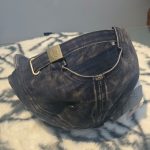 Vintage Washed Distressed Denim Baseball Cap  - Image 4