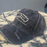 Vintage Washed Distressed Denim Baseball Cap  - Image 3
