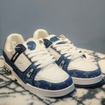 LV Monogram Blue Trainer