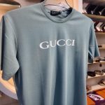Premium Brown GUCCI Printed Crew Neck T-Shirt - Image 7