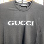 Premium Brown GUCCI Printed Crew Neck T-Shirt - Image 10