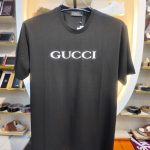 Premium Brown GUCCI Printed Crew Neck T-Shirt - Image 11