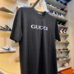 Premium Brown GUCCI Printed Crew Neck T-Shirt - Image 12