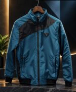Stand-Collar Bomber Jacket