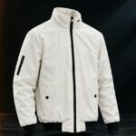 Minimalist Zip-Up Bomber Jacket